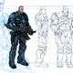 Illustration for article titled Halo MMO Concepts: What Your Sexy Mistress Chief Could Have Looked Like